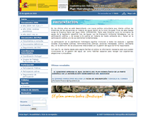 Tablet Screenshot of planhidrologico2009.chguadiana.es